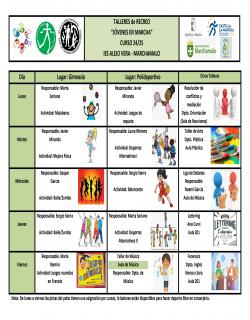 Talleres 2024/25